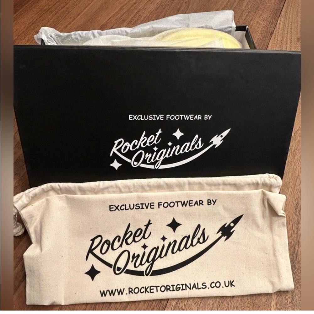 Rocket Originals Women's Yellow Vintage Sandals BNIB Size 8 Two tone yellow - Picture 4 of 9